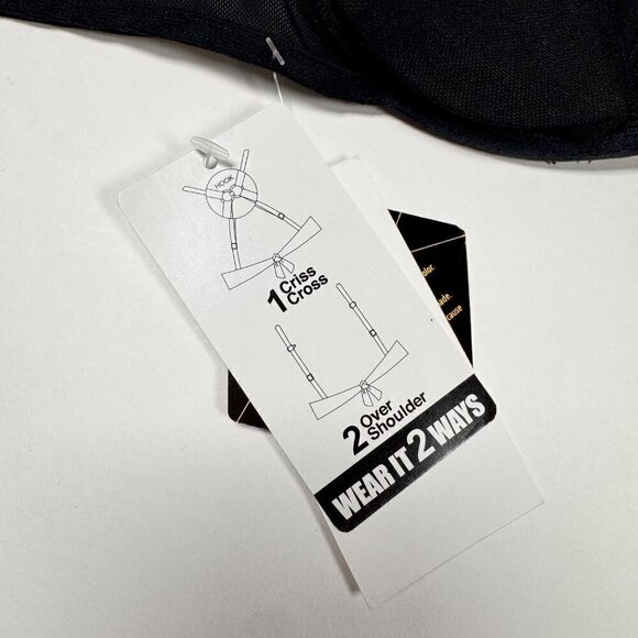 NWT B. SWIM Black Swimsuit 2PCs Bikini Bottom Sz.M Top Sz.D Sexy Beach - Picture 7 of 14